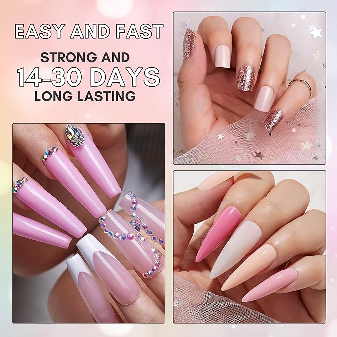 Makartt Super Strong Nail Glue: 100PCS Long Lasting Professional Adhesive for Acrylic and Press on Nails Repair, 0.07oz Supplies for DIY Salon and Home Use