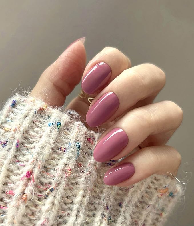 Nail Polish Strips - 22 Pcs Salon Quality Gel Nail Stickers - Long Lasting Wraps (Drama Queen Jam Pink)