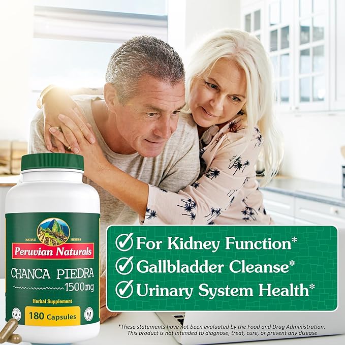 Chanca Piedra 360 Capsules Stone Breaker Kidney Cleanse Detox & Repair, Gallbladder Supplements - All-Natural Vegan Pills Chancapiedra Stonebreaker Kidney Stones Dissolver