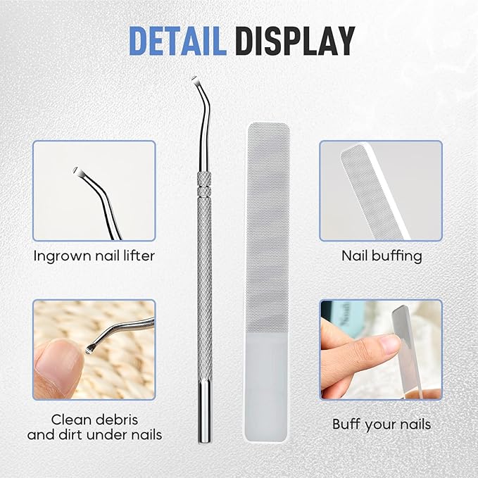 Wide Jaw Opening Anti-Splash Slanted Nail Clipper, Fingernail and Toenail Clippers Clippers for Ingrown Nails, Curved Toenail Clippers for Thick Nails, Household Slanted Nail Clippers (Orange)