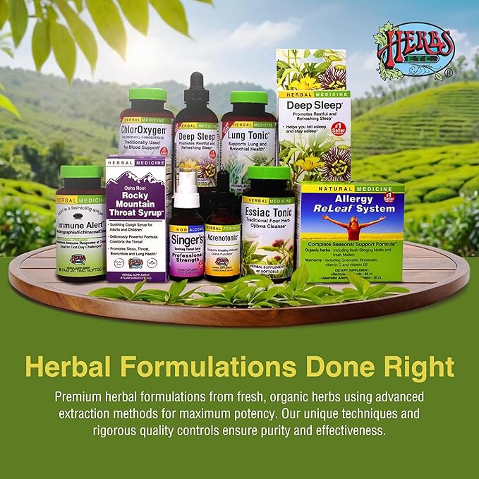 Herbs Etc. - Deep Sleep - Natural Herbal Sleep Aid Supplement - Non-Habit Forming - 4 oz Liquid Extract (Fresh California Poppy, Valerian, Passionflower, Chamomile, Lemon Balm) - 2 Pack